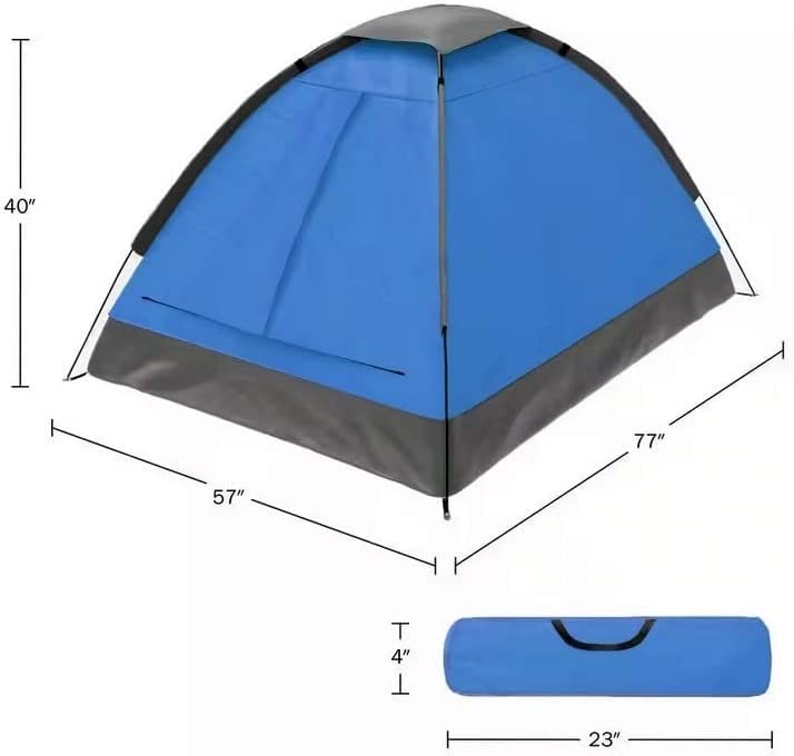 2-Person Camping Tent – Includes Rain Fly and Carrying Bag – Lightweight Outdoor Tent for Backpacking, Hiking, or Beach by Wakeman Outdoors - Image 6