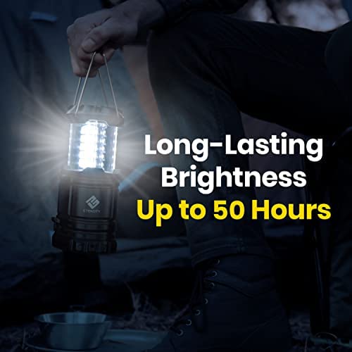 Etekcity Camping Lantern Battery Powered LED for Power Outages, Emergency Light for Hurricane Supplies Survival Kits, Operated Lamp, Camping Gear Accessories Essentials, 2 Pack - Image 4