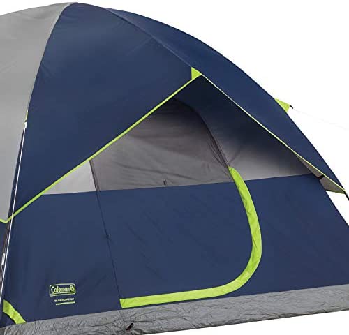 Coleman Sundome Camping Tent, 2/3/4/6 Person Dome Tent with Easy Setup, Included Rainfly and WeatherTec Floor to Block Out Water, 2 Windows and 1 Ground Vent for Air Flow with Charging E-Port Flap - Image 7