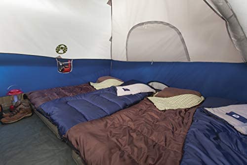Coleman Sundome Camping Tent, 2/3/4/6 Person Dome Tent with Easy Setup, Included Rainfly and WeatherTec Floor to Block Out Water, 2 Windows and 1 Ground Vent for Air Flow with Charging E-Port Flap - Image 9
