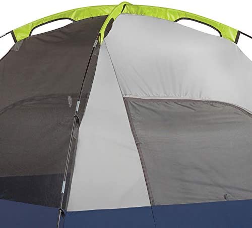 Coleman Sundome Camping Tent, 2/3/4/6 Person Dome Tent with Easy Setup, Included Rainfly and WeatherTec Floor to Block Out Water, 2 Windows and 1 Ground Vent for Air Flow with Charging E-Port Flap - Image 6