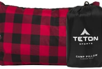 TETON Sports Camp Pillow; Great for Travel, Camping and Backpacking; Washable,