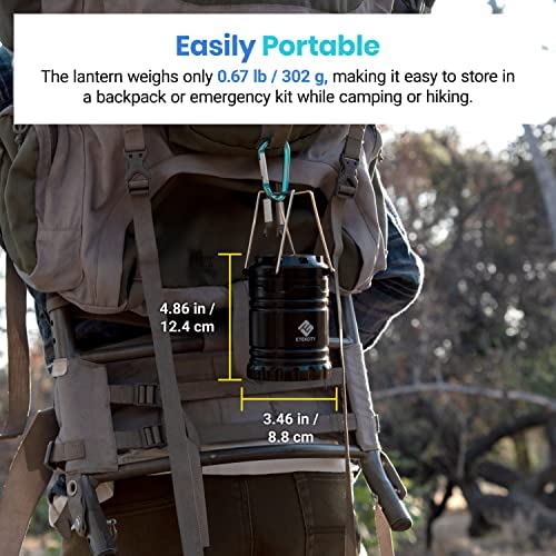 Etekcity Camping Lantern Battery Powered LED for Power Outages, Emergency Light for Hurricane Supplies Survival Kits, Operated Lamp, Camping Gear Accessories Essentials, 2 Pack - Image 3