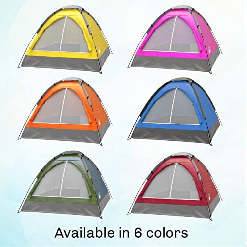 2-Person Camping Tent – Includes Rain Fly and Carrying Bag – Lightweight Outdoor Tent for Backpacking, Hiking, or Beach by Wakeman Outdoors - Image 10